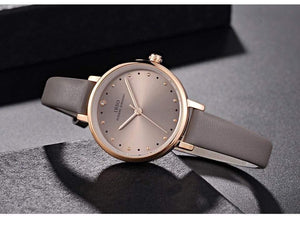 Planet Gates Ladies Quartz Watch Leather Strap Montre Femme Fashion Women Wrist Watches Relogio Feminino Female Clock
