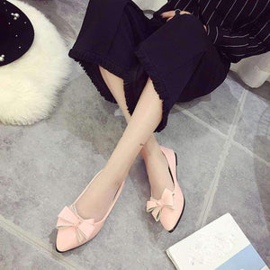 Planet Gates ladies shoes platform Fashion Bow Pointed Toe Women Flats Woman Flat Shoes Ballet Flats Ladies  #NFA