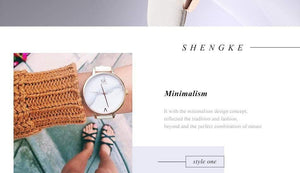 Planet Gates Ladies Watches Leather Female Quartz Watch Women Thin Casual Strap Watch Reloj Mujer Marble Dial SK