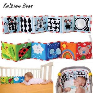 Planet Gates Ladybug Colorful Patterns Baby Mobile Cloth Book Crib Bed Around Soft Plush Early Educational Cot Baby Toys BYC072 PT49