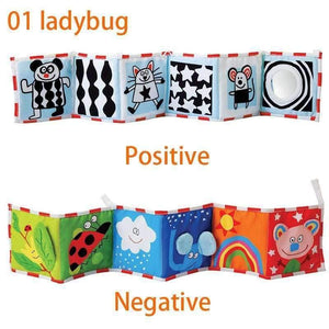 Planet Gates Ladybug Colorful Patterns Baby Mobile Cloth Book Crib Bed Around Soft Plush Early Educational Cot Baby Toys BYC072 PT49