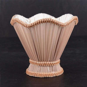 Planet Gates LAINGDERFUL 15cm Bubble Lampshade European Wave Cloth Princess Lampshade Crystal Chandelier Light Shade for E14 candle lamp