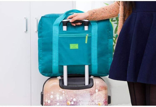 Planet Gates Lake Blue Fashion WaterProof Travel Bag Large Capacity Bag Women Nylon Folding Bag Unisex Luggage Travel Handbags Unisex Travel Bags