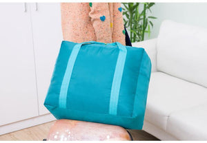 Planet Gates Lake Blue Fashion WaterProof Travel Bag Large Capacity Bag Women Nylon Folding Bag Unisex Luggage Travel Handbags Unisex Travel Bags