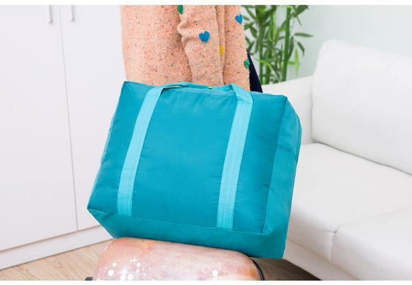Planet Gates Lake Blue Fashion WaterProof Travel Bag Large Capacity Bag Women Nylon Folding Bag Unisex Luggage Travel Handbags Unisex Travel Bags