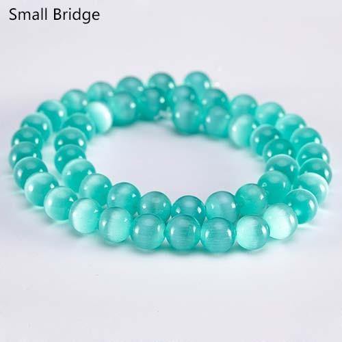 Planet Gates Lake Blue P404 / 8MM 25pcs 4 6 8 10Mm Mix Color Round Glass Strand Beads For Jewelry Making Diy Bracelets Perles Loose Smooth Natural Opal Beads Wholesale