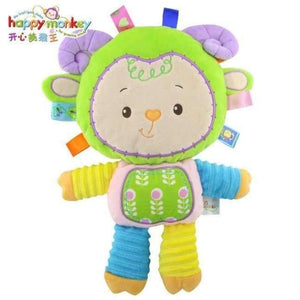 Planet Gates lamb Kids Baby Cute Plush Rattle Stuffed Animal Infant Educational Learning Toys Gift for Toddler Children 0-12 month