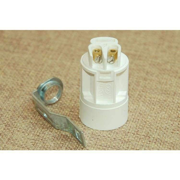 Planet Gates Lamp Bases E14 Candle Lamp Holders White Edison Screw Caps Pendant Light Lamps Socket DIY Light Accessories 12pcs free shipping