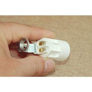 Planet Gates Lamp Bases E14 Candle Lamp Holders White Edison Screw Caps Pendant Light Lamps Socket DIY Light Accessories 12pcs free shipping