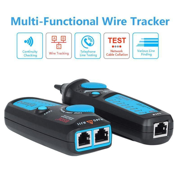 LAN Tester RJ45 Network Cable Tester Cable Tracker Analyzer Detector Line Finder Analyzer FWT81 Telephone Wire Toner Ethernet