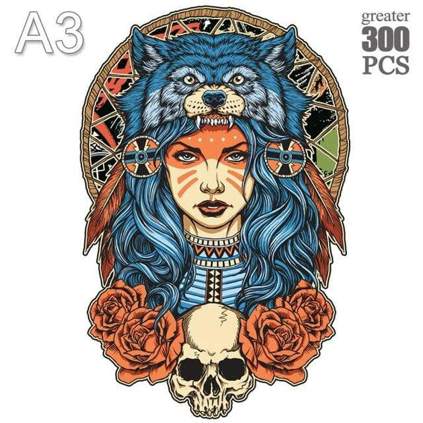 Planet Gates LANG-15-A3 Unique Cock Wooden Animals Puzzle For Adults Kids Puzzles Toys DIY Educational Games Christmas Gifts With Original Box Collect