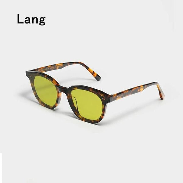 Planet Gates Lang-tortoise Korea Brand Design GENTLE Sunglasses  Women Men Acetate Superior Quality Popular Sunglasses With  Original  Case