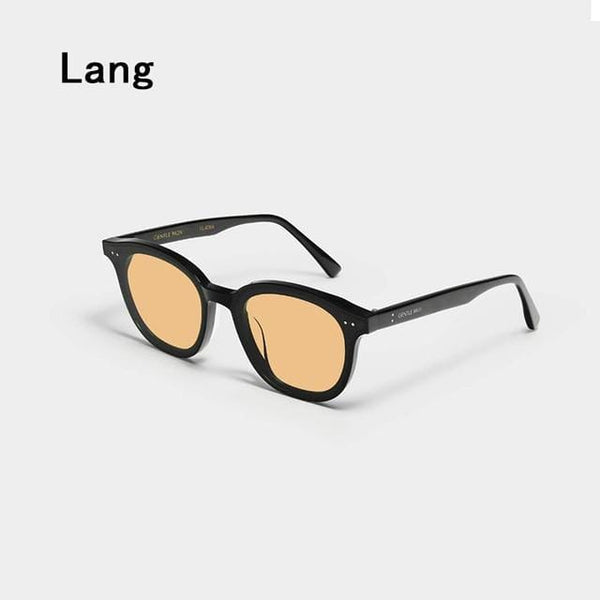 Planet Gates Lang-yellow Korea Brand Design GENTLE Sunglasses  Women Men Acetate Superior Quality Popular Sunglasses With  Original  Case