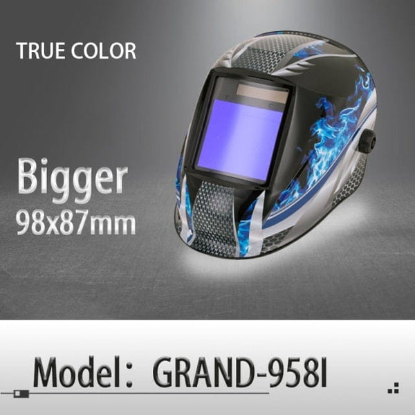 Planet Gates lanhuo-958i Auto darkening welding helmet/welding mask/MIG MAG TIG True Color/Real Color/4arc sensor/Solar cell (Grand-918I/958I)