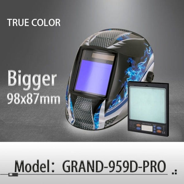 Planet Gates lanhuo-959D-PRO Auto darkening welding helmet/welding mask/MIG MAG TIG True Color/Real Color/4arc sensor/Solar cell (Grand-918I/958I)