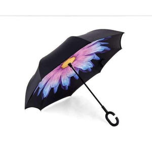 Planet Gates lanjuhua Reverse Folding Double Layer Inverted Umbrella Self Stand rain/sun women/men high quality 2017 Child dropshipping