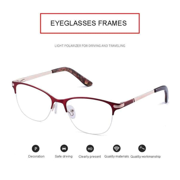 Planet Gates LAO YE HUI Black Spectacle Frame Alloy Glasses frame Clear Lens Women Brand Eyewear optical frames transparent Temples  ML0113