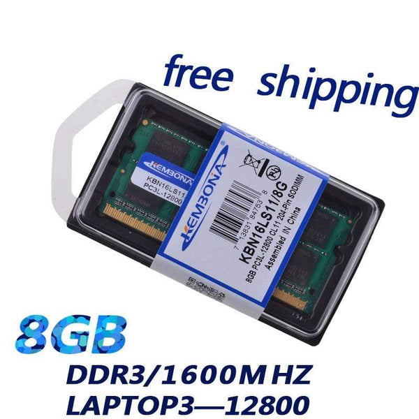 Planet Gates Laptop Memory DDR3L DDR3 8GB 1600MHz PC3-12800 1.35V KBN16LS11/8 Non-ECC CL11 SODIMM Intel Memory Ram