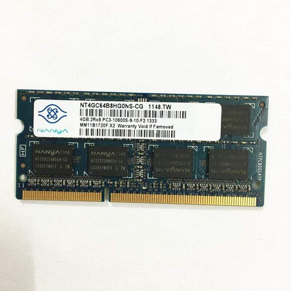 Planet Gates Laptop rams Nanya DDR3 RAMS 4GB 2RX8 1333MHz PC3-10600S 204pin la memoria del ordenador portátil 1PCS
