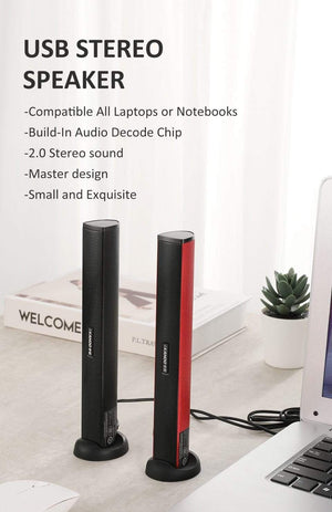 Planet Gates Laptop Speaker USB Wired With Subwoofer Sound Box For Computer Steoreo Lounderspeaker Driver Free Dual  Channels