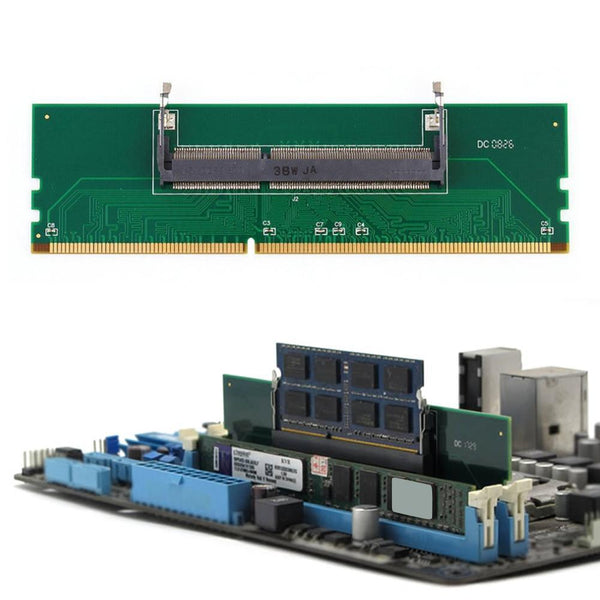 Planet Gates Laptop The Adapter Card 200 Pin DDR3 SO-DIMM to Desktop 240 Pin DIMM Professional Practical DDR3 Memory RAM Connector Adapter