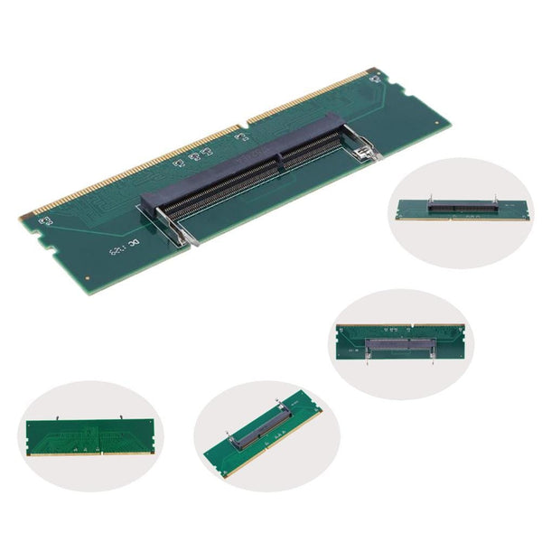Planet Gates Laptop The Adapter Card 200 Pin DDR3 SO-DIMM to Desktop 240 Pin DIMM Professional Practical DDR3 Memory RAM Connector Adapter