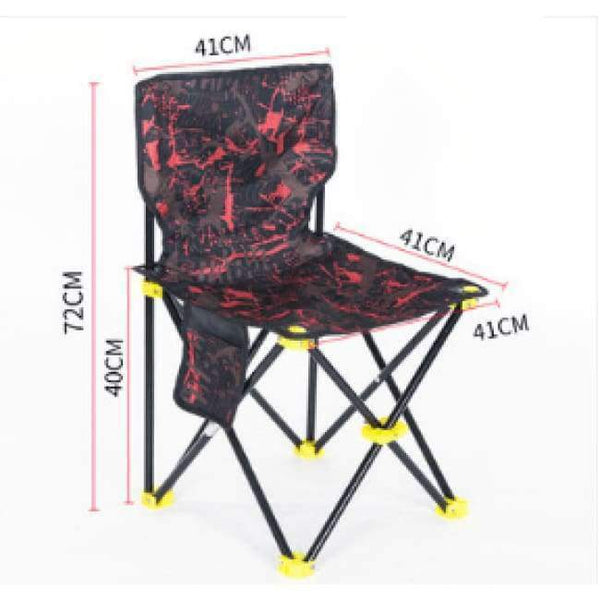 Planet Gates Large 2018 New Folding Chair Outdoor Back Fishing Chair Portable Outdoor Camping Must-have Folding Chair Creative Fashion Chair Q375
