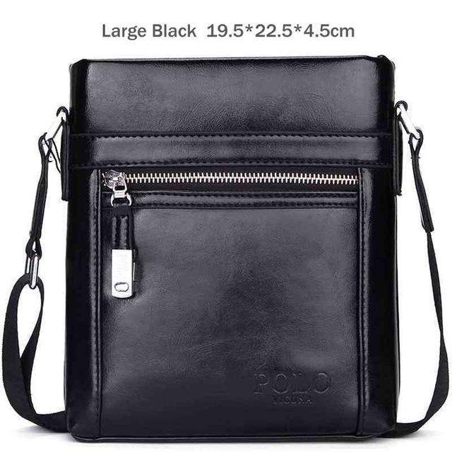 Planet Gates Quality Theftproof Waxy Leather Brand Man Bag With Metal Hasp Small Men's Crossbody Bag Vintage Shoulder Bags