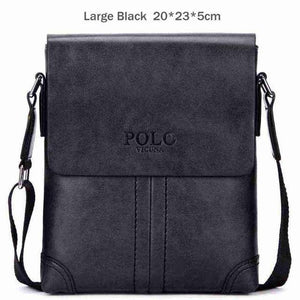 Planet Gates Large Black / China Unique Thread Design Mens Frosted PU Leather Messenger Bag Small Leisure Mens Bag Promotional Men Shoulder Bag New