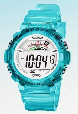 Planet Gates Large blue Digital Children Watch Kids Watches Girls Boys Clock Child Sport Wrist Watch Digital-watch for Girl Boy Surprise Gift