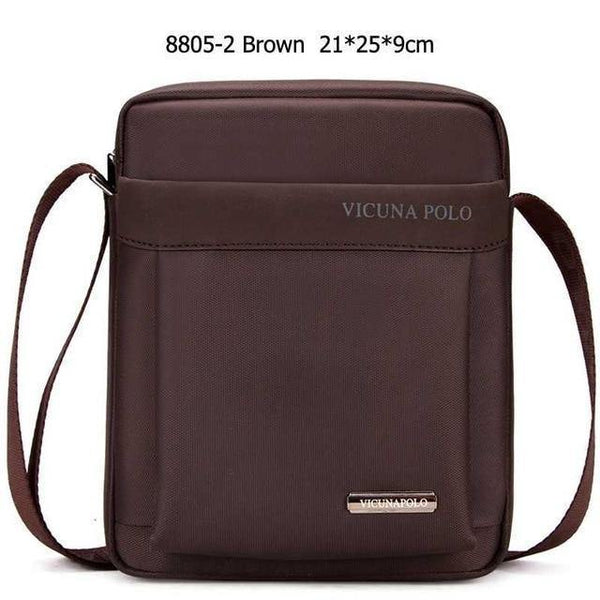 Planet Gates Large Brown / China Oxford Mens Crossbody Bag Promotion Casual Mens Shoulder Bags Black/Brown Leisure Brand Man Bag For iPad