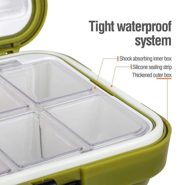 Planet Gates Large Capacity 24/28 Grid Fishing Gear Accessories Waterproof sub-Box Fishing Hook Supplies Tool Storage Box Fishing Tackle box