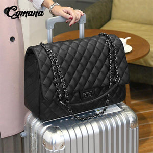 Planet Gates Large Capacity Bag  Large Shoulder Bag Women Travel Bags Leather Pu Quilted Bag Female Luxury Handbags Bolsa Feminina