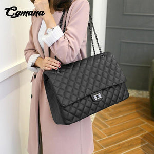 Planet Gates Large Capacity Bag  Large Shoulder Bag Women Travel Bags Leather Pu Quilted Bag Female Luxury Handbags Bolsa Feminina
