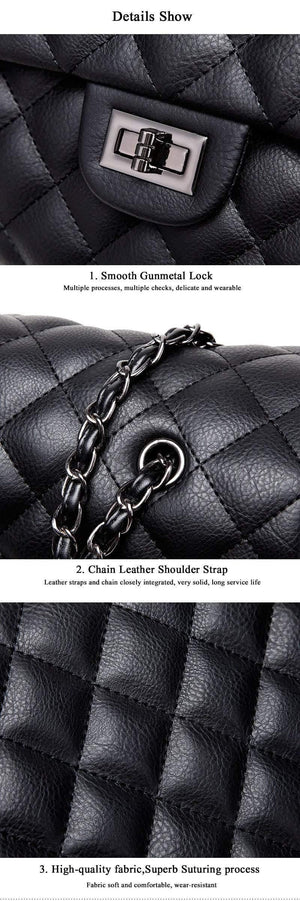 Planet Gates Large Capacity Bag  Large Shoulder Bag Women Travel Bags Leather Pu Quilted Bag Female Luxury Handbags Bolsa Feminina