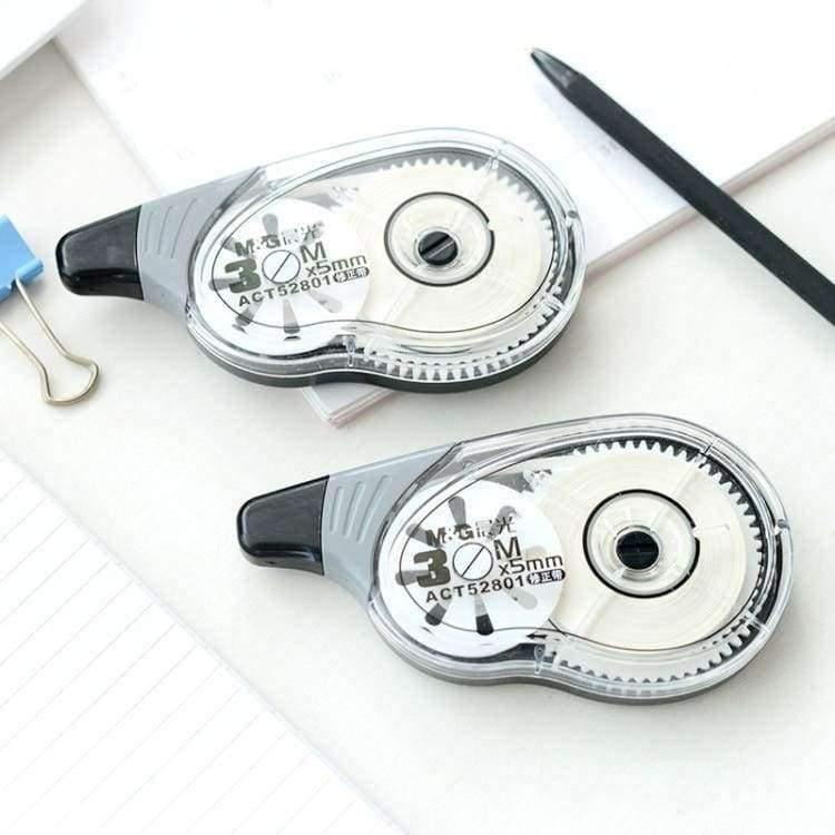 Planet Gates Large Capacity Correction Tape Roller 5mm x 30m Long White Sticker Student Study Tools Office and School Supplies Stationery