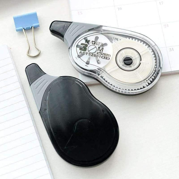 Planet Gates Large Capacity Correction Tape Roller 5mm x 30m Long White Sticker Student Study Tools Office and School Supplies Stationery