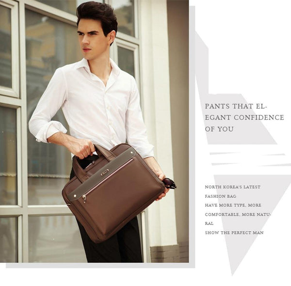 Planet Gates Large Capacity Men Single Shoulder Office Bags For Business Men's Briefcase Brand 15 16 17 Inch Male Laptop Mens Bag