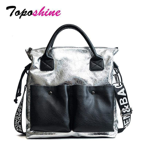 Planet Gates Large Capacity Women Bags Fashion Shopping Bag Double Pocket Girl Casual Tote  Young Lady Handbags Shoulder Bag