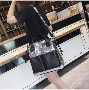 Planet Gates Large Capacity Women Bags Fashion Shopping Bag Double Pocket Girl Casual Tote  Young Lady Handbags Shoulder Bag