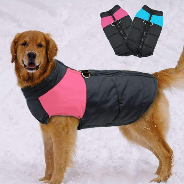 Planet Gates Large Dog Clothes For French Bulldog Winter Pet Clothes Coat Ropa Perro Golden Retriever Labrador Dog Clothing Jacket 2XL-7XL