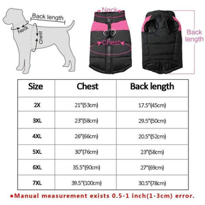 Planet Gates Large Dog Clothes For French Bulldog Winter Pet Clothes Coat Ropa Perro Golden Retriever Labrador Dog Clothing Jacket 2XL-7XL