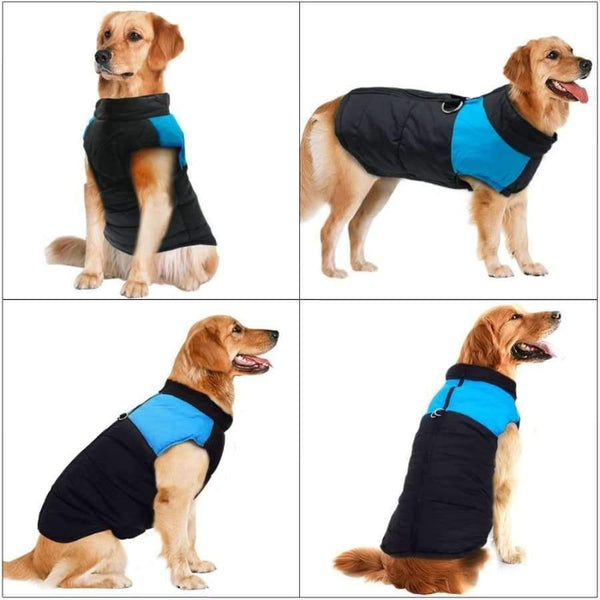 Planet Gates Large Dog Clothes For French Bulldog Winter Pet Clothes Coat Ropa Perro Golden Retriever Labrador Dog Clothing Jacket 2XL-7XL