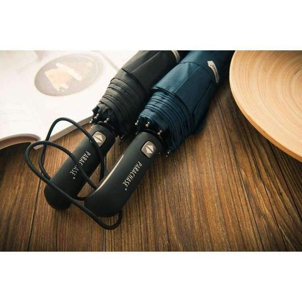 Planet Gates Large Folding Umbrella Rain 1.2 Meters Business Men Automatic Umbrellas Windproof Male Parasol Dark Blue And Black