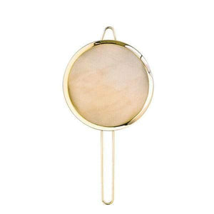 Stainless Steel Screen Mesh Strainer Kitchen Handheld Rose Gold Flour Sieve Cooking Oil Strainer colander Kitchen Accessories