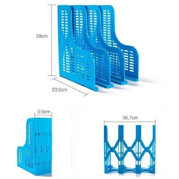 Planet Gates Large multi-purpose file bar desktop storage rack office telescopic data frame office supplies school stationery