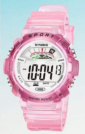 Planet Gates Large pink Digital Children Watch Kids Watches Girls Boys Clock Child Sport Wrist Watch Digital-watch for Girl Boy Surprise Gift