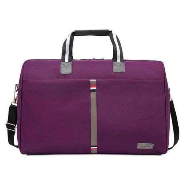Planet Gates Large Purple Hot Fashion Foldable Portable Shoulder Bag Waterproof Travel bag Men and Women Travel Luggage Large Capacity Multifunction Tote
