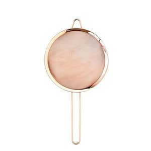 Stainless Steel Screen Mesh Strainer Kitchen Handheld Rose Gold Flour Sieve Cooking Oil Strainer colander Kitchen Accessories