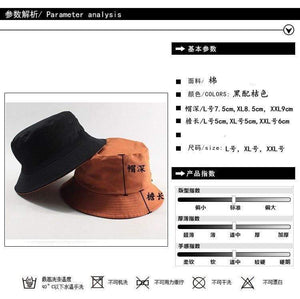 Planet Gates Large size fishing hats big head man summer sun hat two sides wear panama caps plus sizes bucket hats 57-59cm 60-62cm 63-64cm